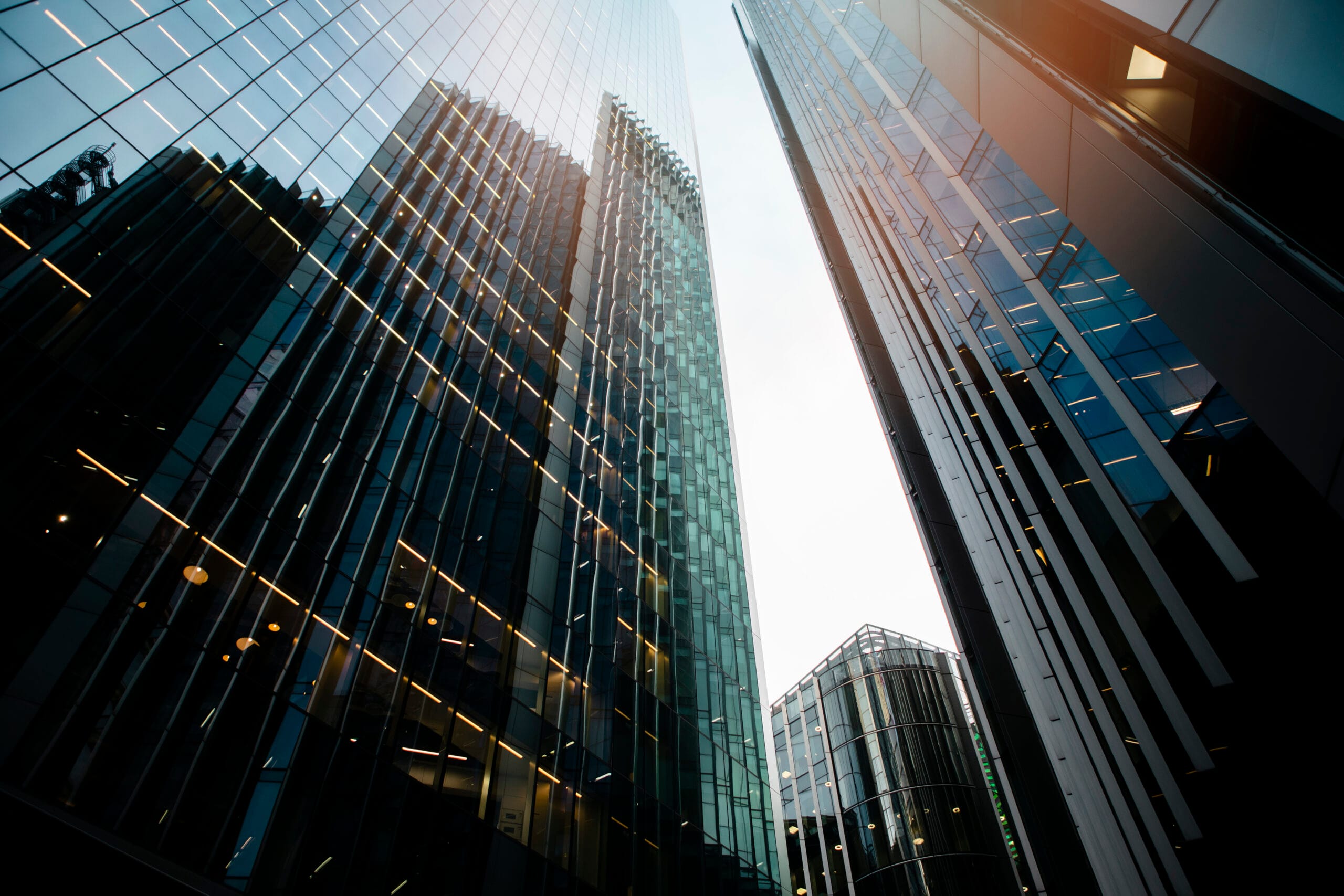 low-angle-tall-buildings-city